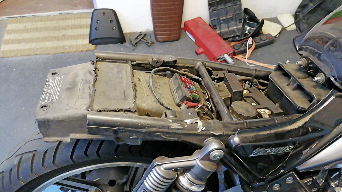 Die Flex kürzt das Heck