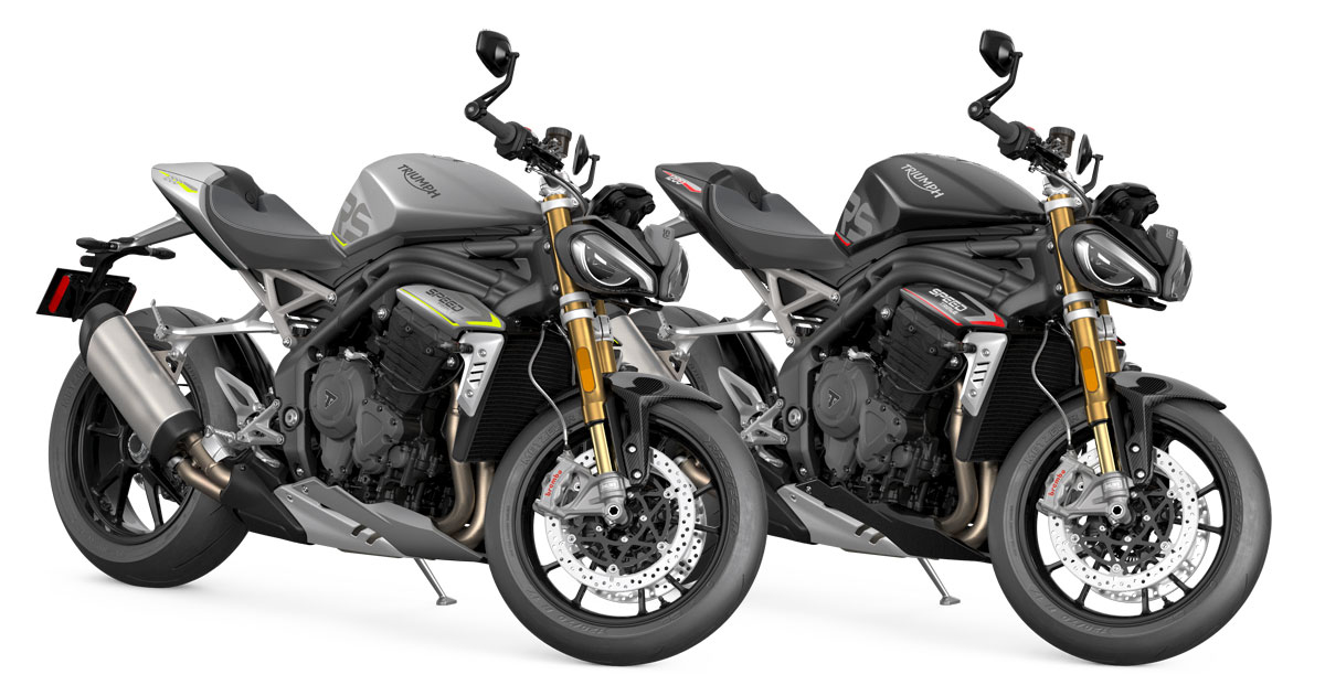 Zwei Farben sind 2021 lieferbar - Triumph Speed Triple 1200 RS Zwei Farben sind 2021 lieferbar - Triumph Speed Triple 1200 RS