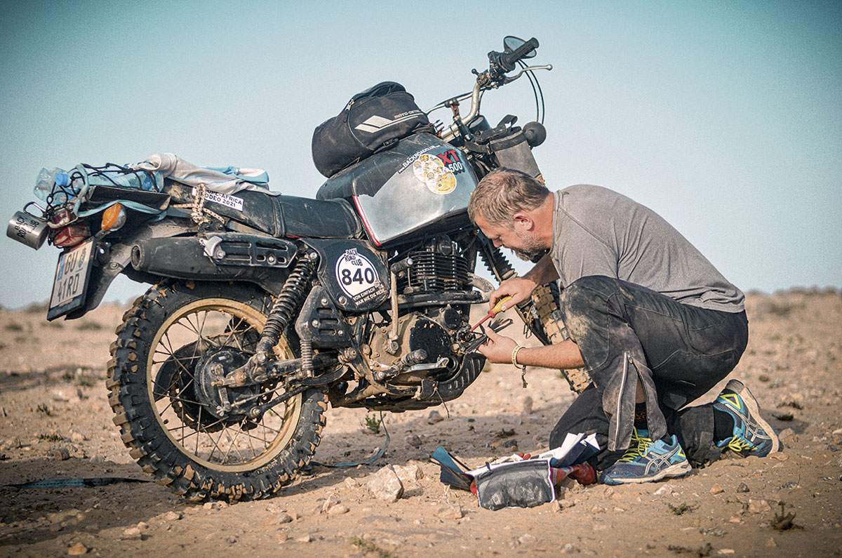 Die XT 500 macht Zicken Die XT 500 macht Zicken