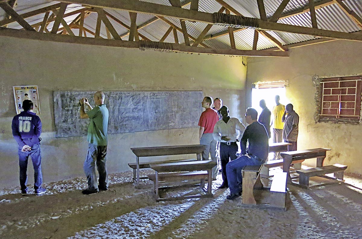 Besuch eines Schulprojekts