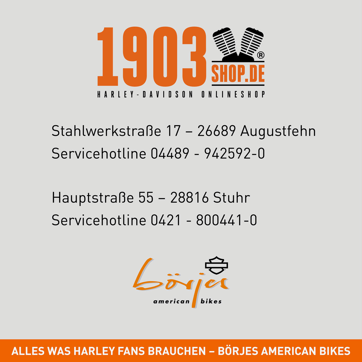 Kontakt zu Börjes American Bikes