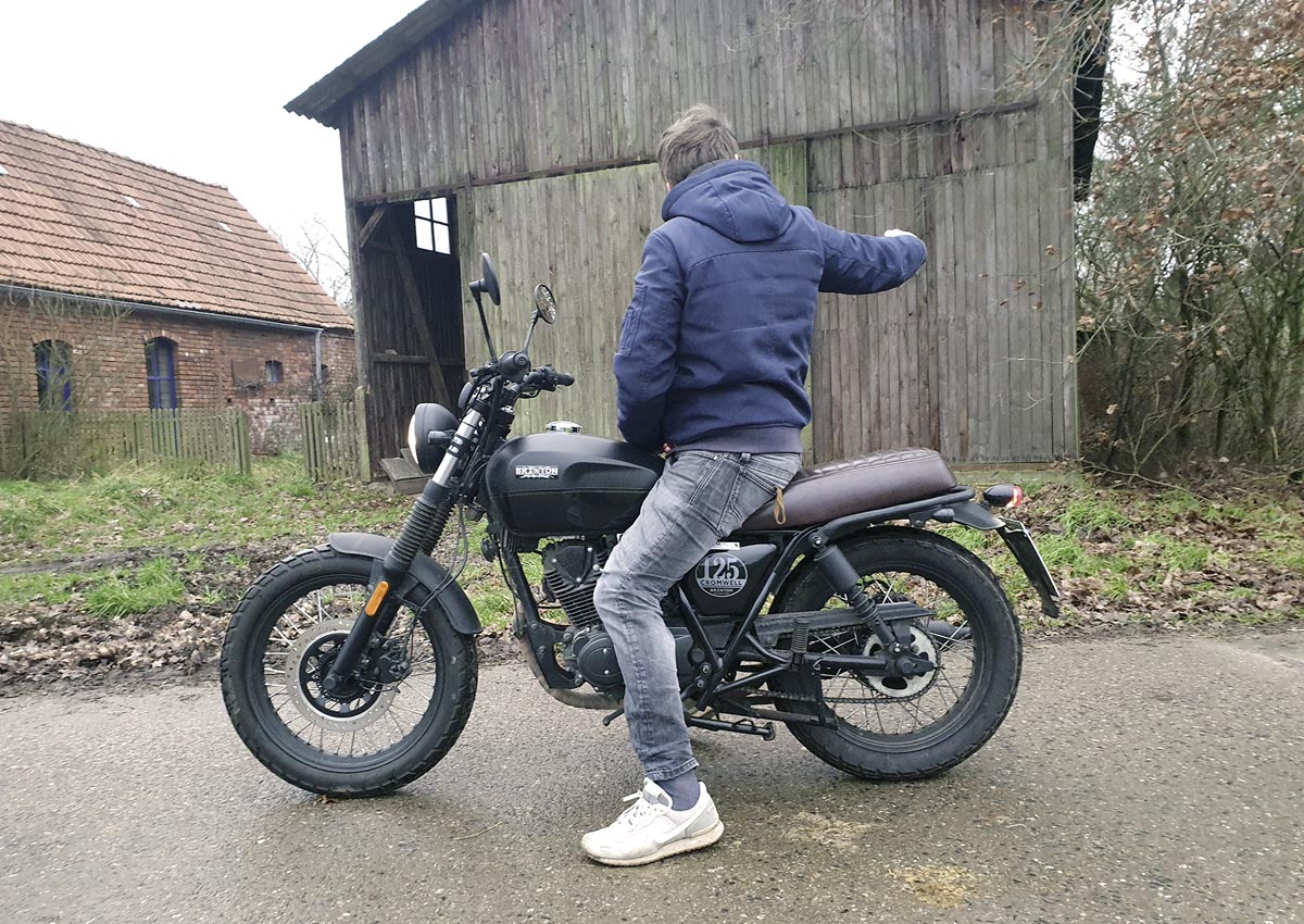 Selfie für's Kradblatt