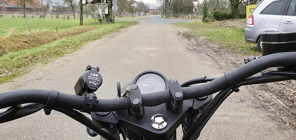 Auf kleinen Landstraßen un din der City machen 125ccm am meisten Spaß