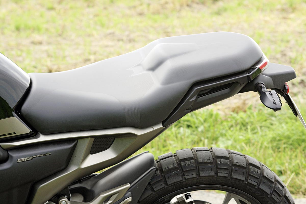 Sitzbank der Zontes 125 G1