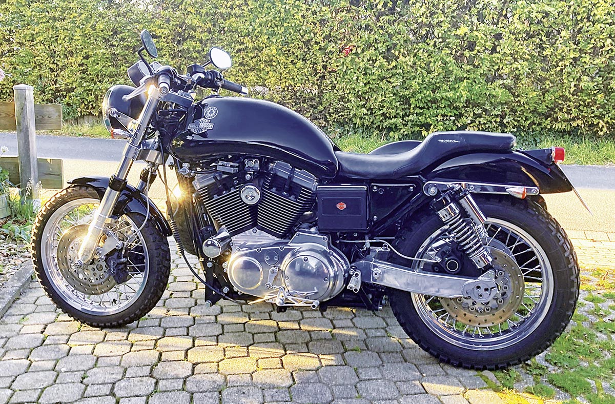 Harley kann auch sportlich