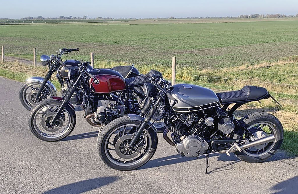 Tolles Ergebnis - drei individuelle Bikes und viel Schrauberspaß Tolles Ergebnis - drei individuelle Bikes und viel Schrauberspaß