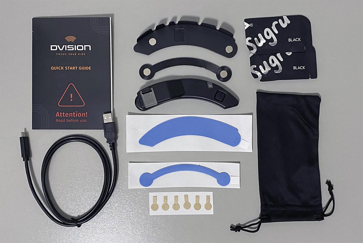 Lieferumfang des DVISION HUD