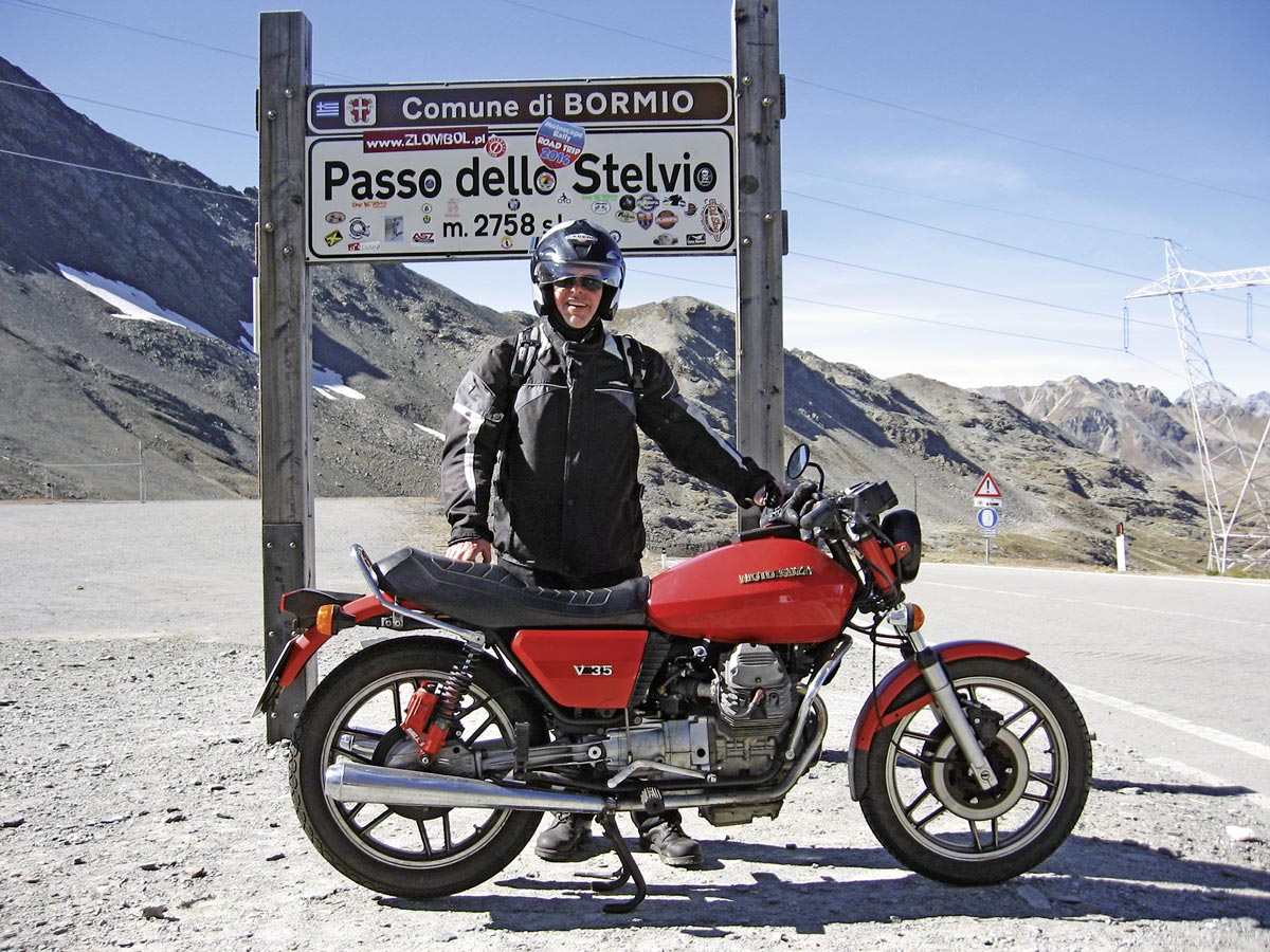 Moto Guzzi V35 - Passo di Stelvio