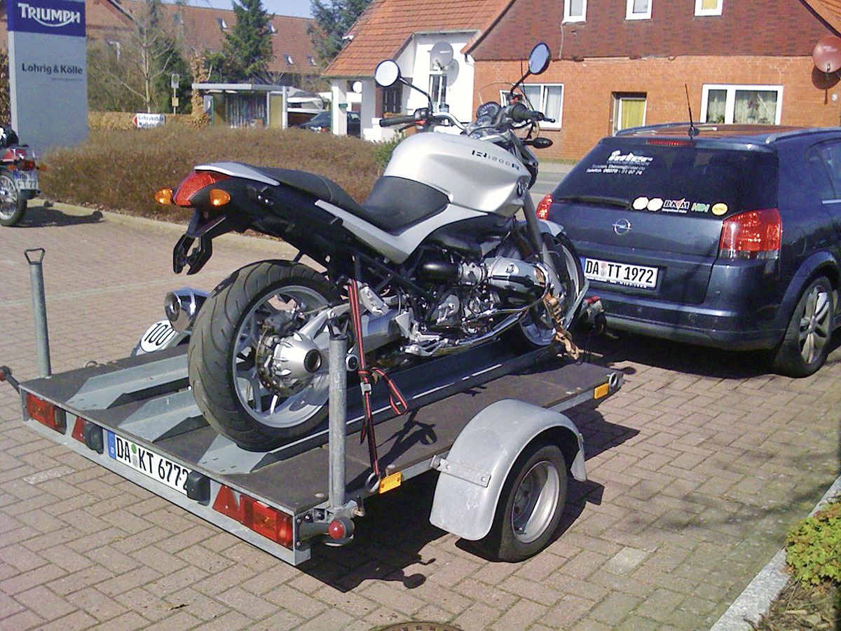 Abholung der BMW  bei Lohrig in Syke