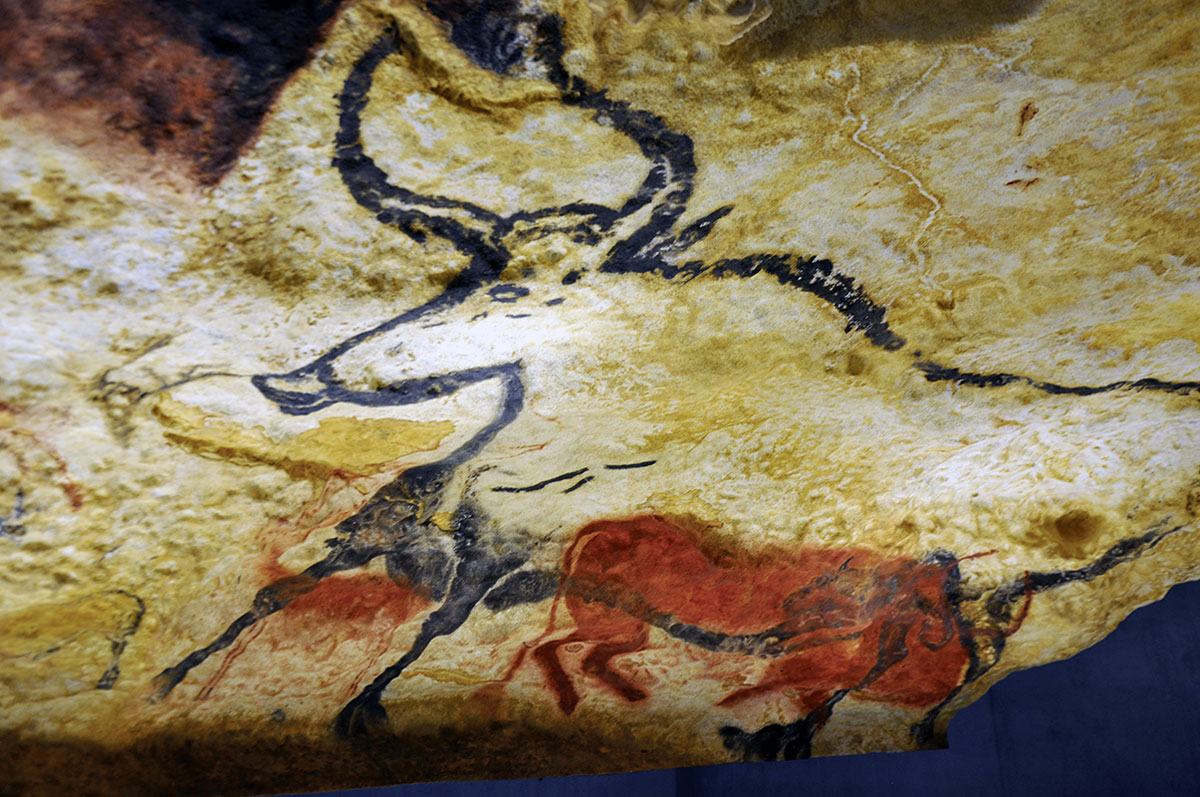 Weltberühmte Höhlenmalerei von Lascaux