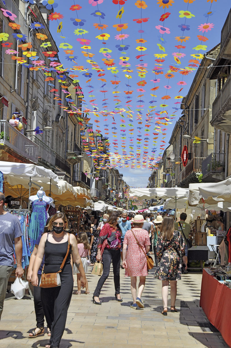 Markttag in Sarlat la Caneda
