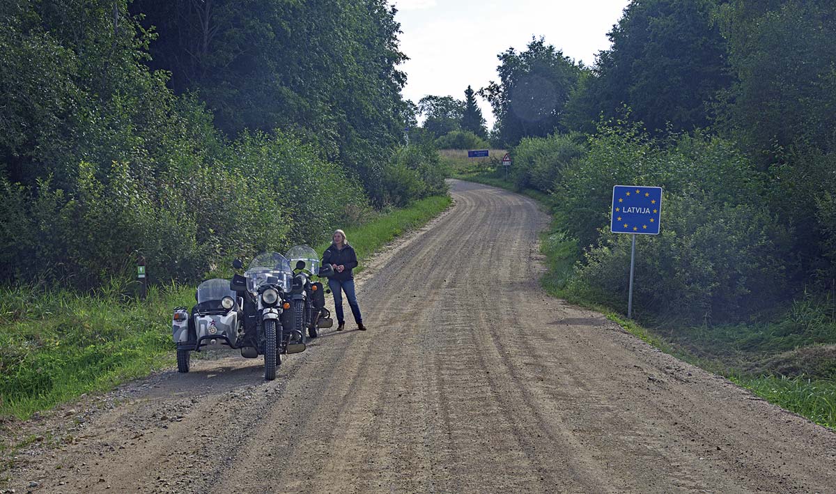 Grenzübergang Estland/Lettland Grenzübergang Estland/Lettland