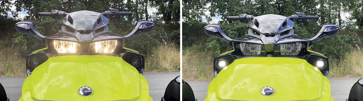 Fernlicht vs. Tagfahrlicht Fernlicht vs. Tagfahrlicht