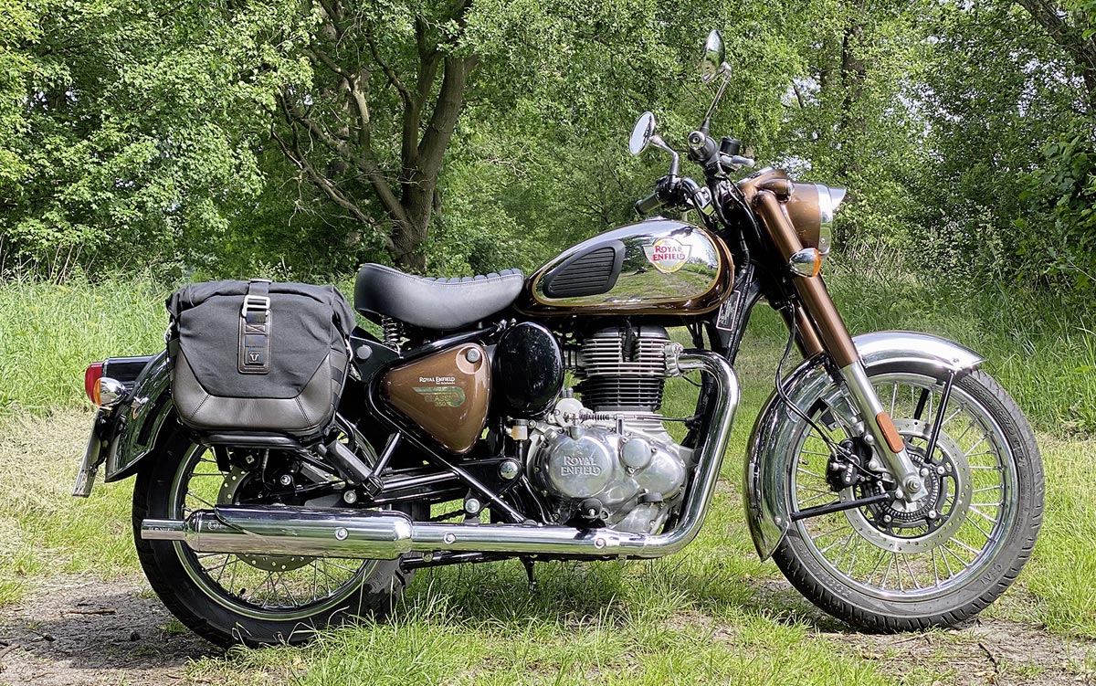 SW Motech Legend Gear an Royal Enfield 350 Classic SW Motech Legend Gear an Royal Enfield 350 Classic