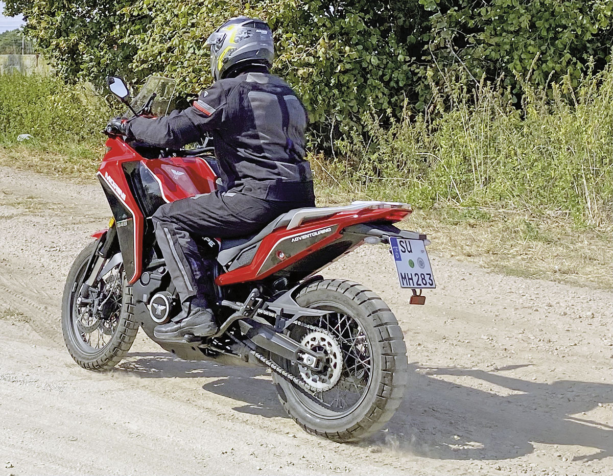 Schlankes Heck, fast ungeschützte Kette Schlankes Heck, fast ungeschützte Kette