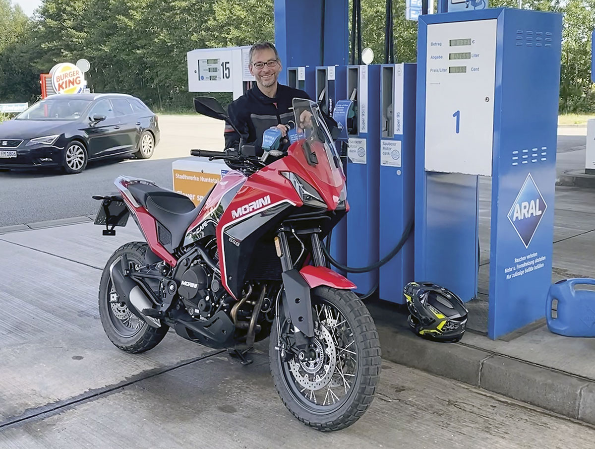 Moto Morini X-Cape 650 - Benzinverbrauch Moto Morini X-Cape 650 - Benzinverbrauch