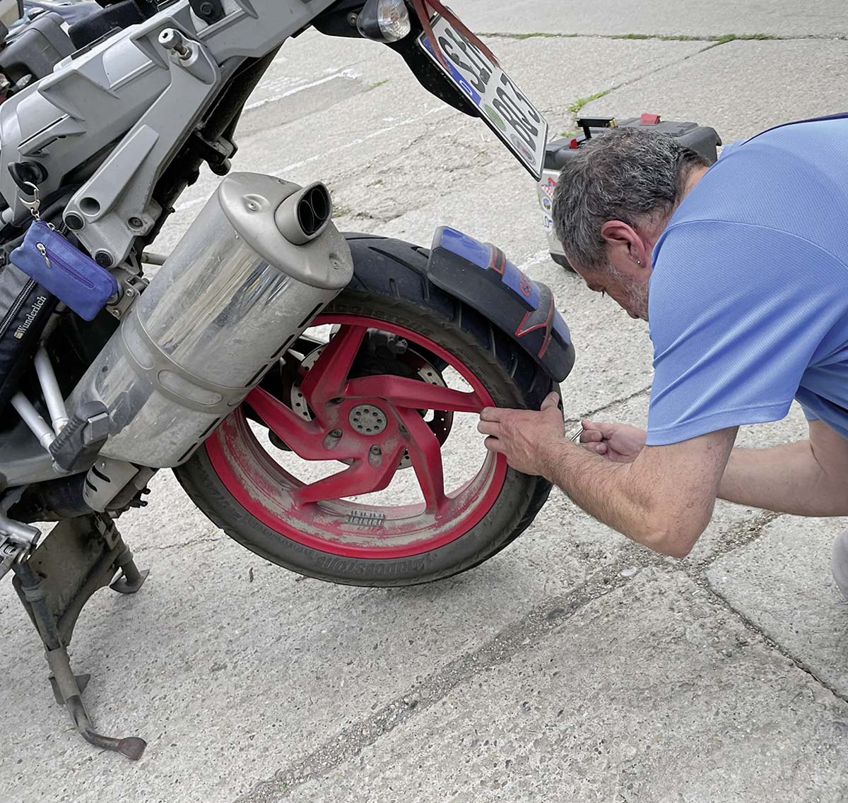 Reifen flicken in Rumänien Reifen flicken in Rumänien