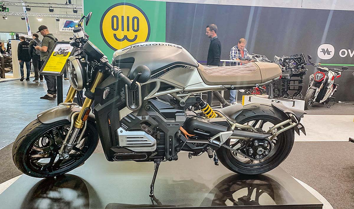 Ovoabike - nie gehört, aber ein interessantes, ebenfalls elektrisches, Motorrad für den urbanen Bereich 