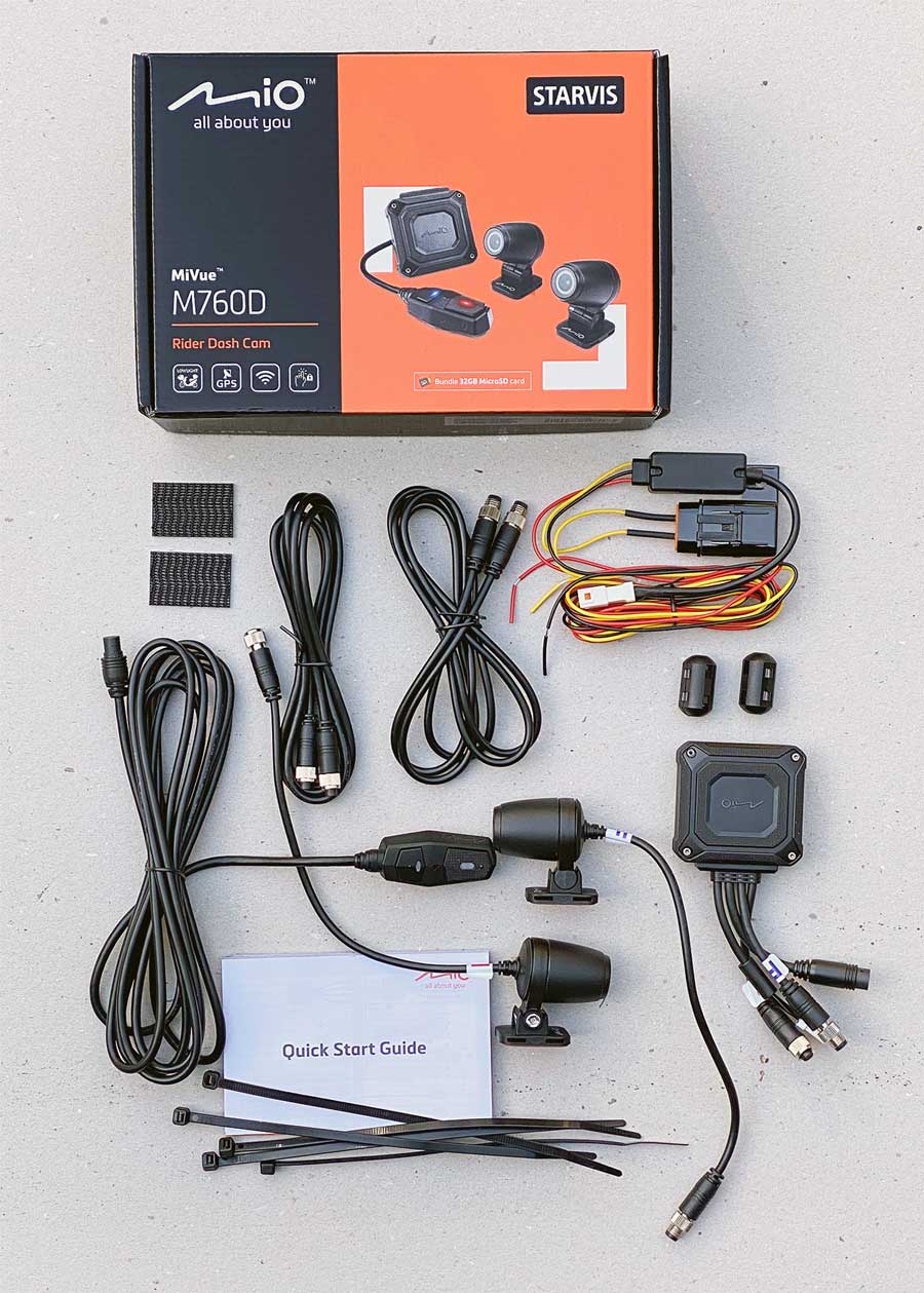 Lieferumfang MiVue M760D