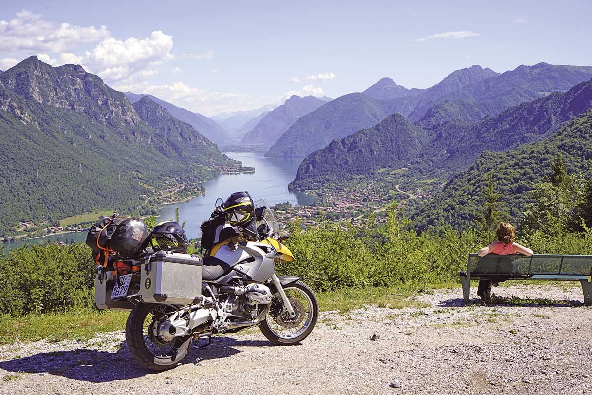Was für ein Panorama am Lago d’Idro