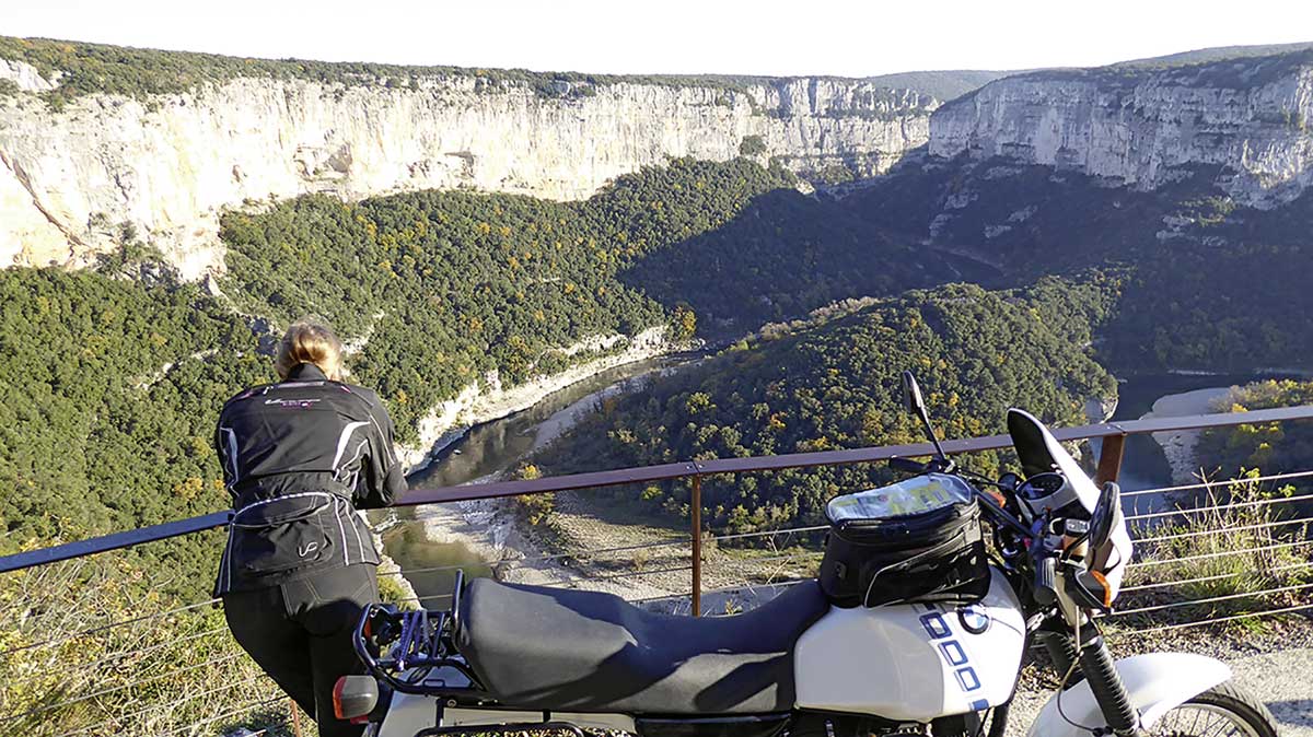 Blick auf die Ardeche
