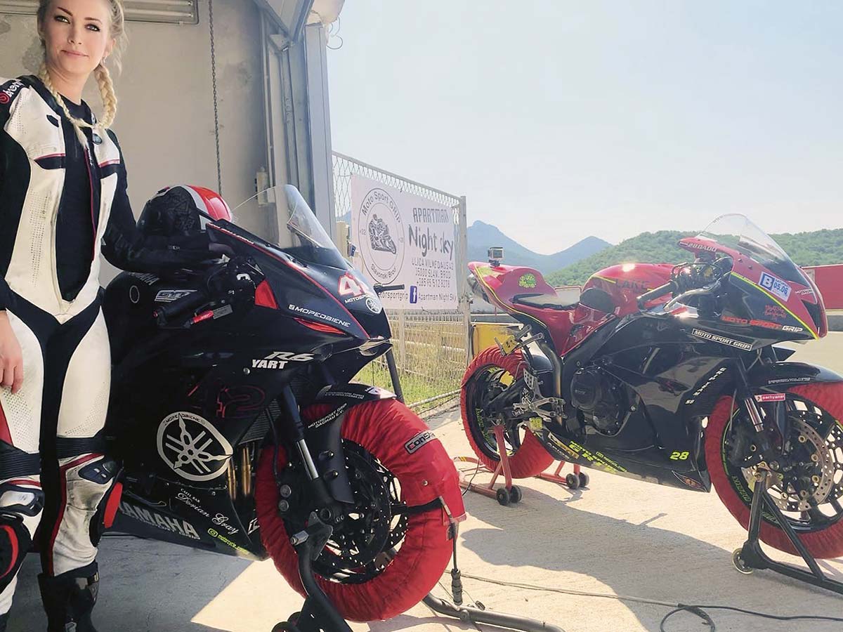 Im Fahrer- bzw. Fahrerinnenlager auf der Rennstrecke in Rijeka Im Fahrer- bzw. Fahrerinnenlager auf der Rennstrecke in Rijeka