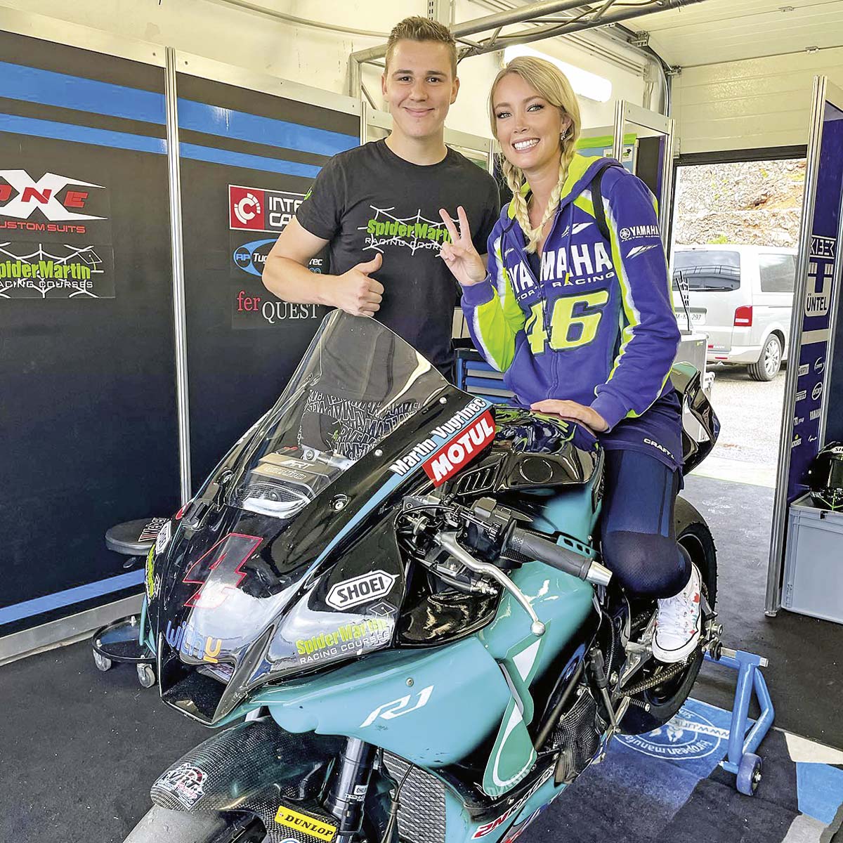 Treffen mit Dennis Hopper in Misano Treffen mit Dennis Hopper in Misano