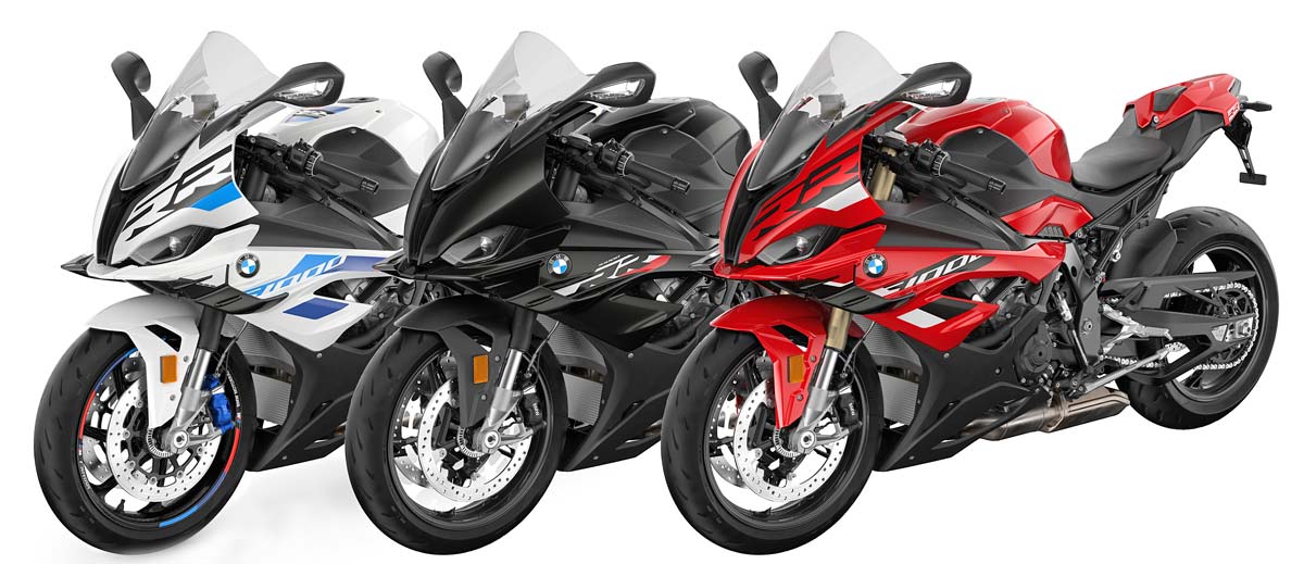 Drei Farben für die BMW S 1000 RR Jahrgang 2023