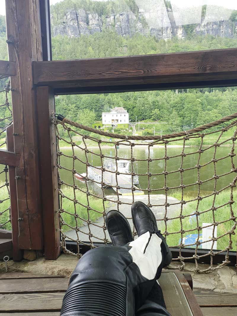 Rast bei Děčín an der Labe (Elbe)