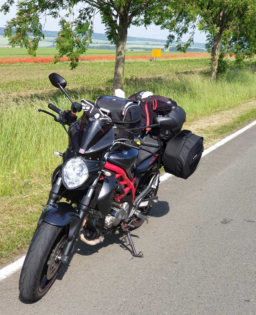 Auf Tour mit der Suzuki Gladius