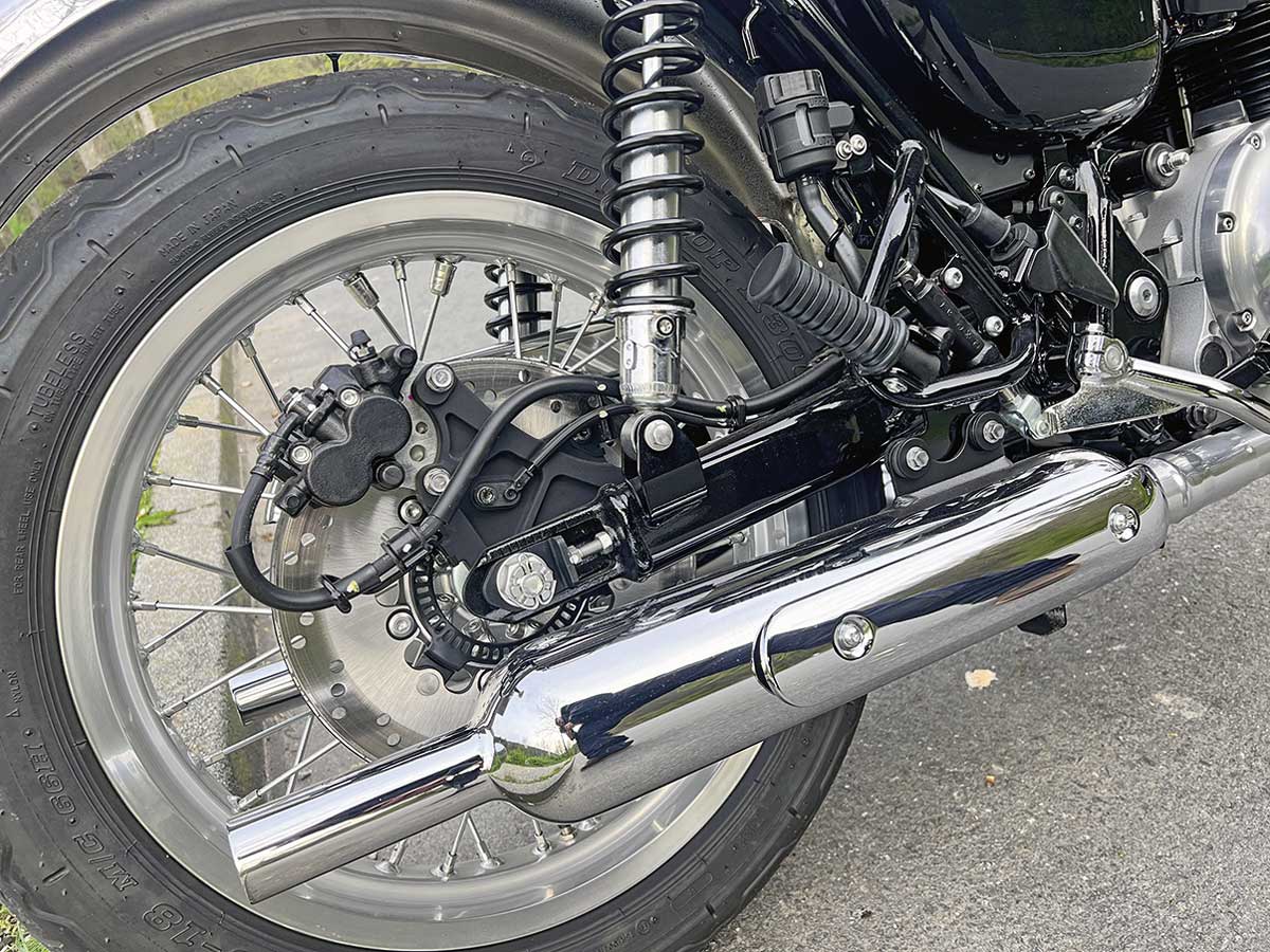 Scheibenbremse hinten für ABS