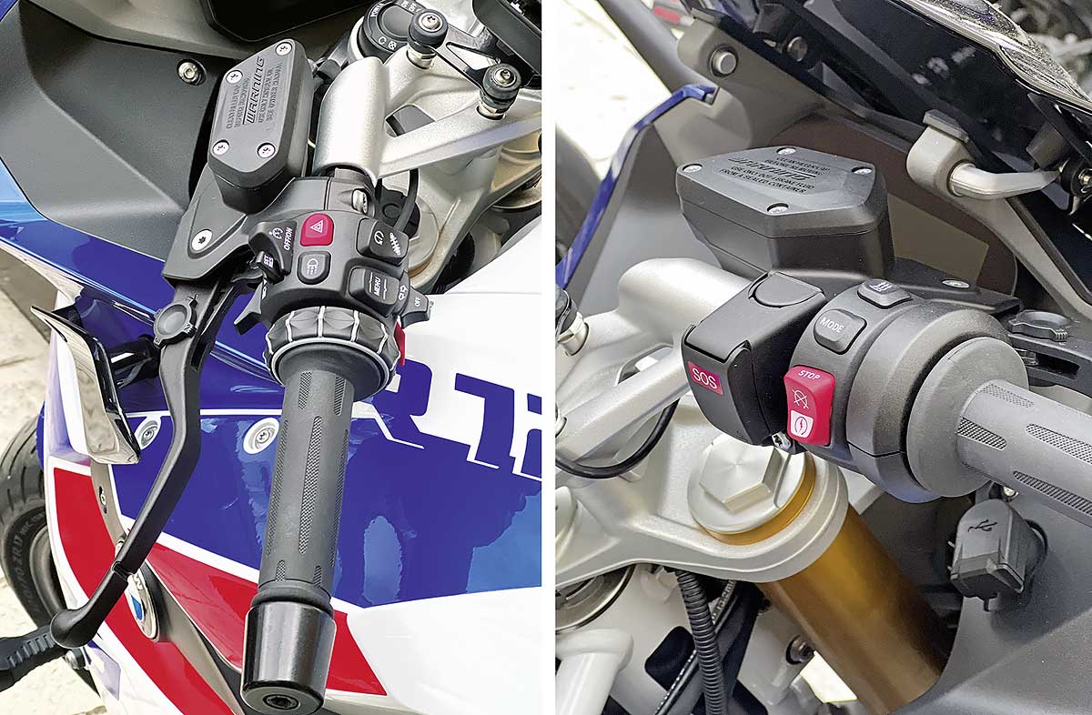 BMW typische Bedienung und SOS-System