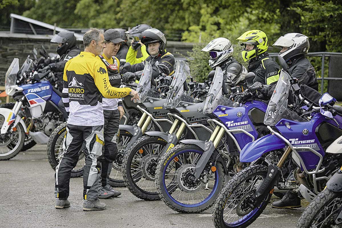 Einweisung durch die Instruktoren