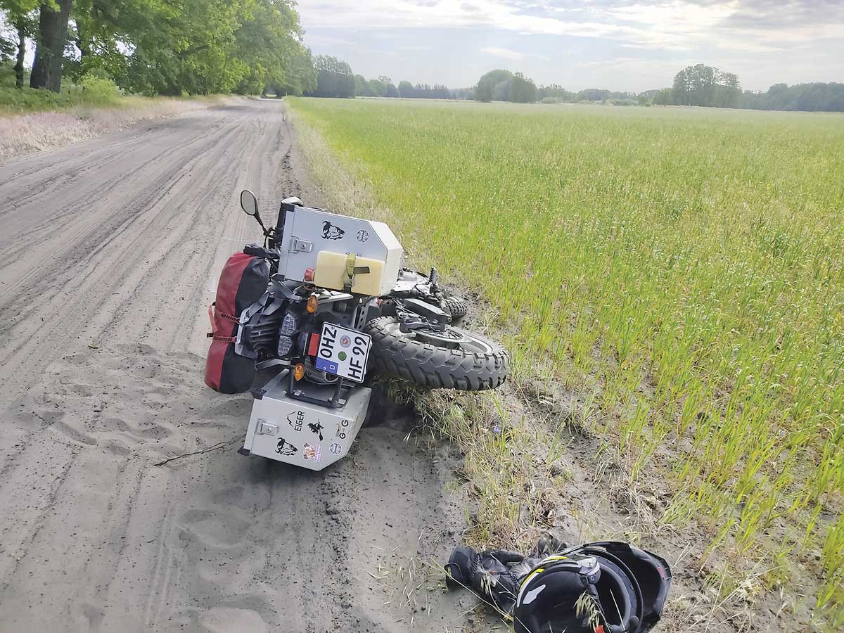 Herausforderung: Fahren im mulligen Sand