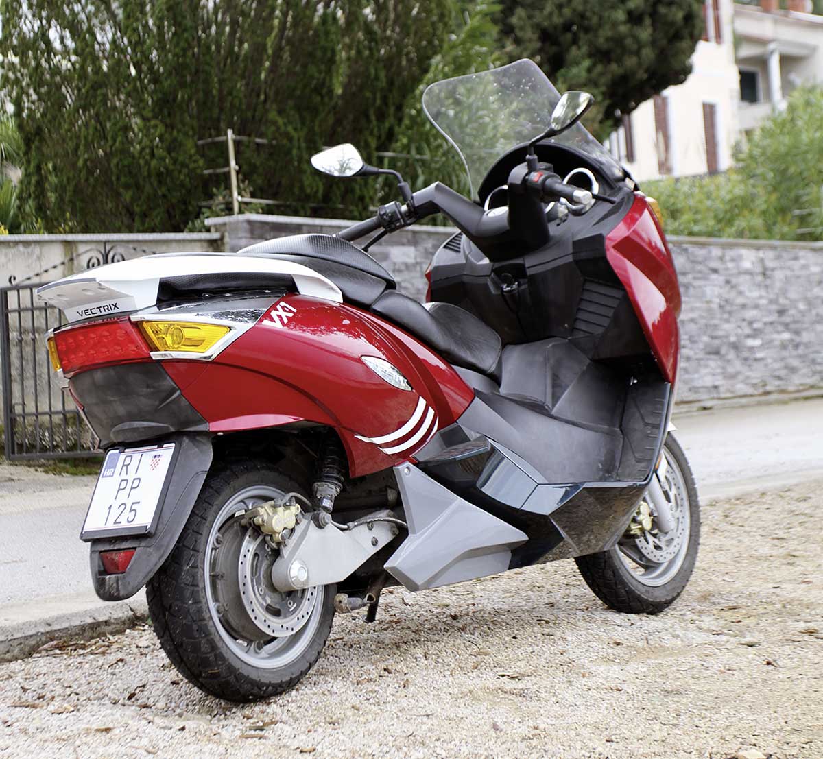 Komfortabler Reiseroller mit hoher Reichweite