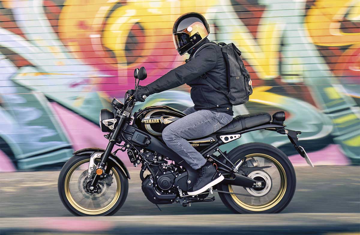 Angenehme Sitzposition auf der XSR 125