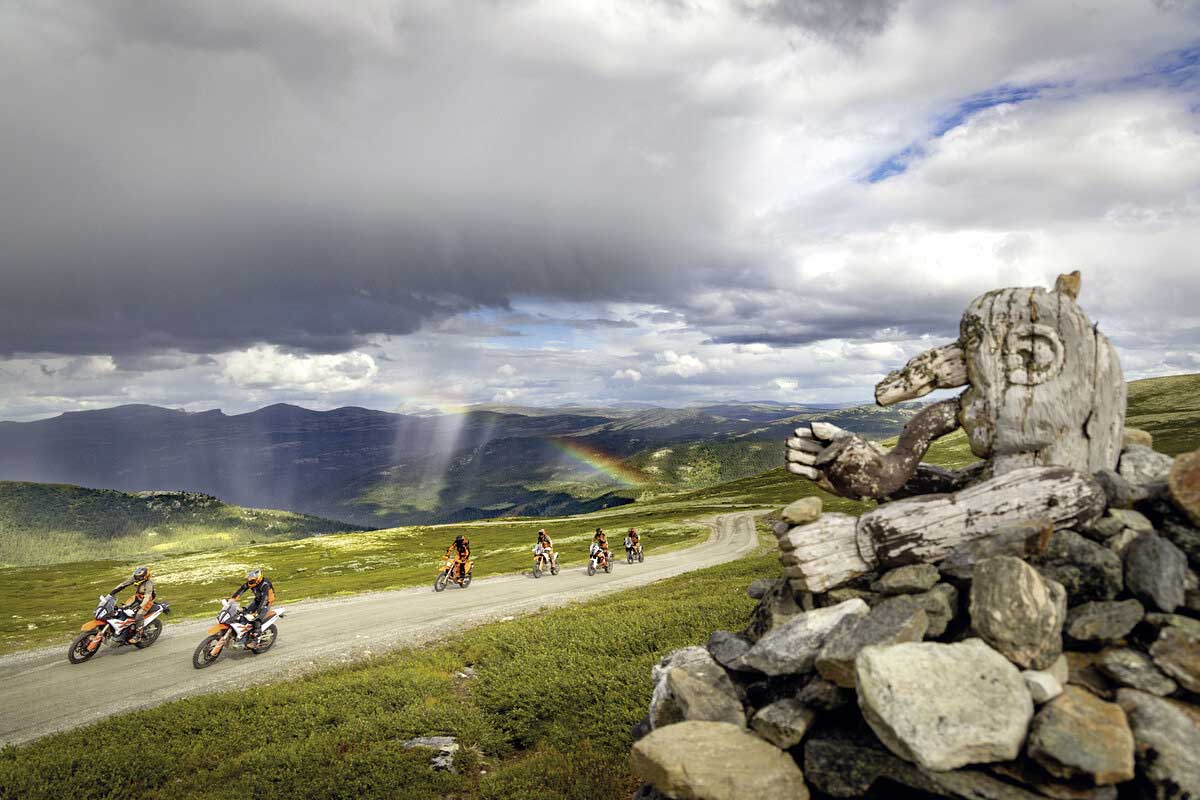 Trolle säumten unseren Weg (die meisten nicht sichtbar)