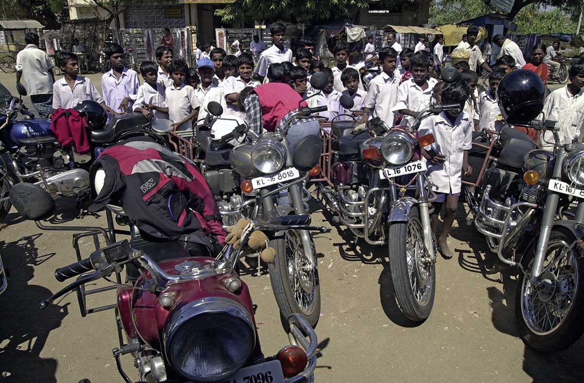 Die Enfields sind authentisch und machen Spaß