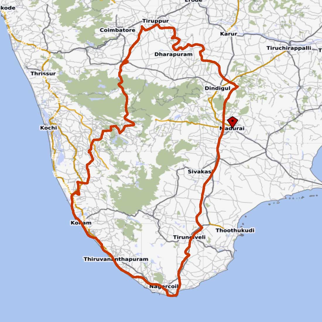 Reiseroute in openstreetmap.de