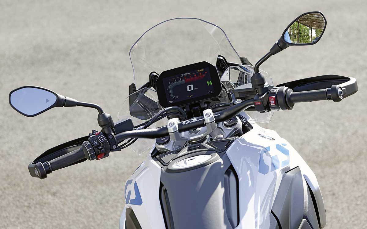 Armaturen und Cockpit der BMW R 1300 GS