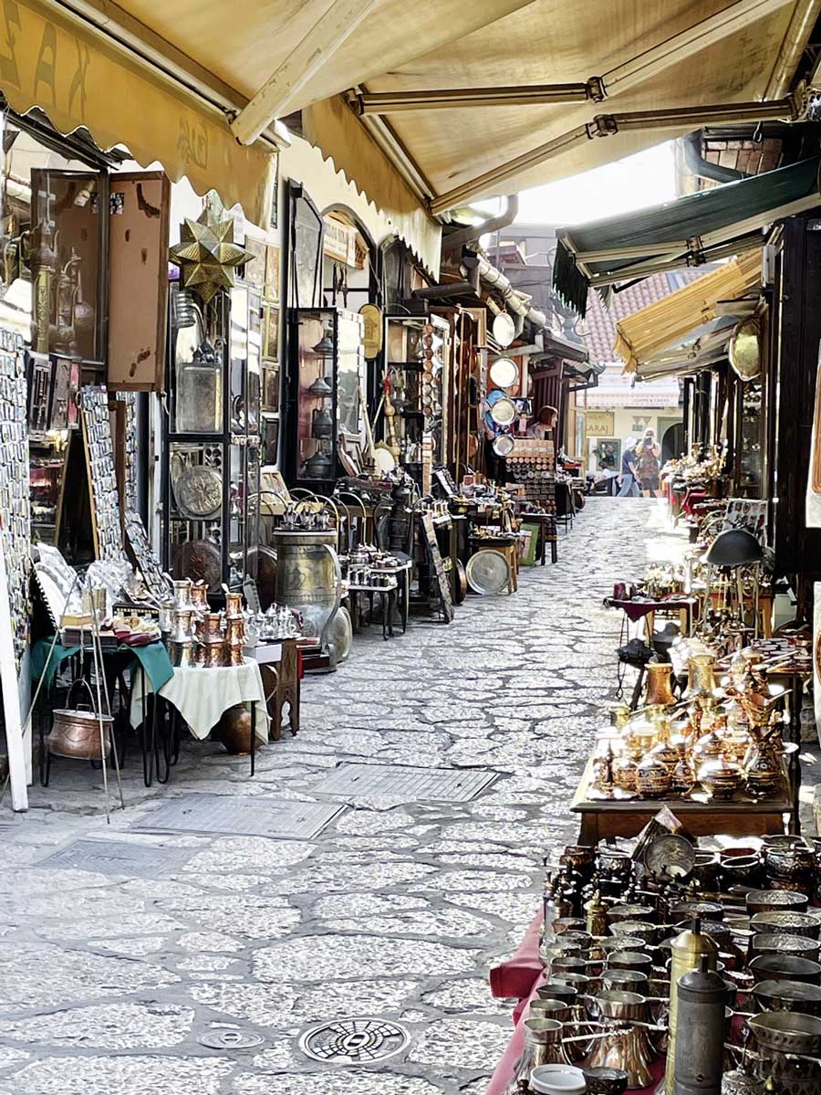 Die Kupfergasse in Sarajevo