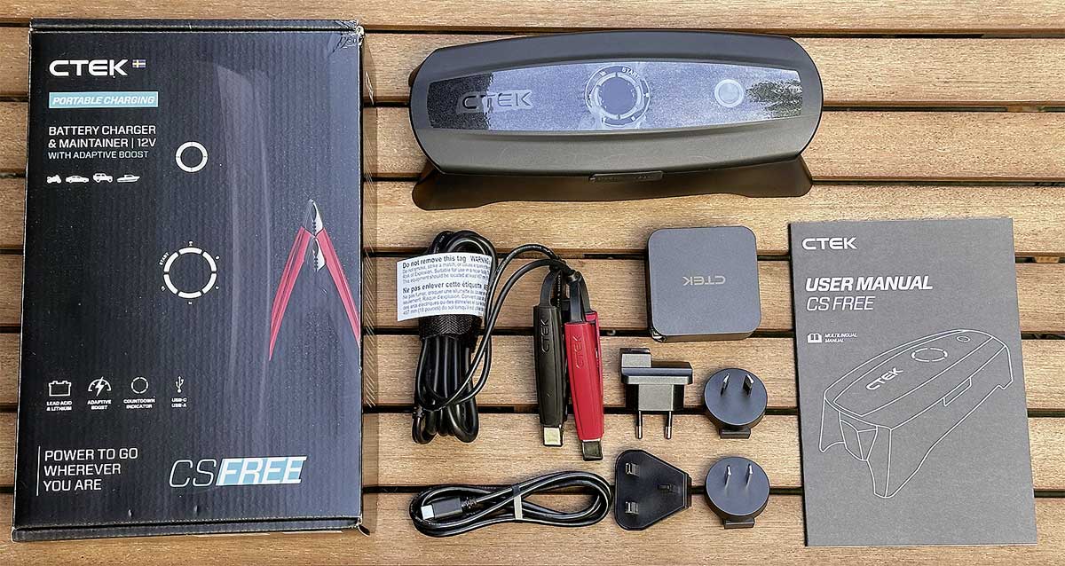 Lieferumfang CTEK CS free
