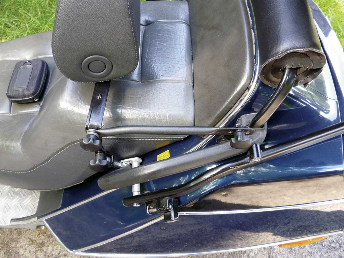 Praktisch: selbstgebaute Lehne