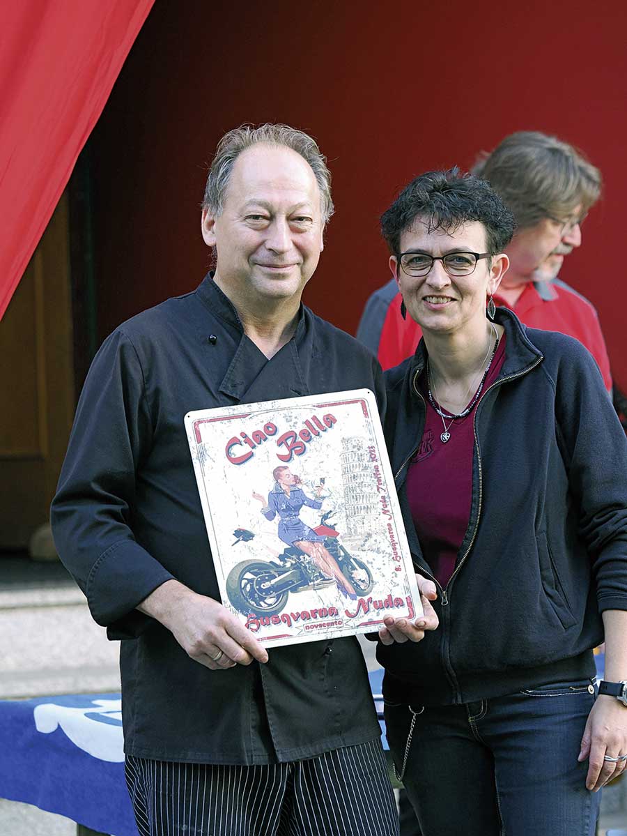 Auch die Gastgeber Hubert & Karin sind nicht leer ausgegangen 