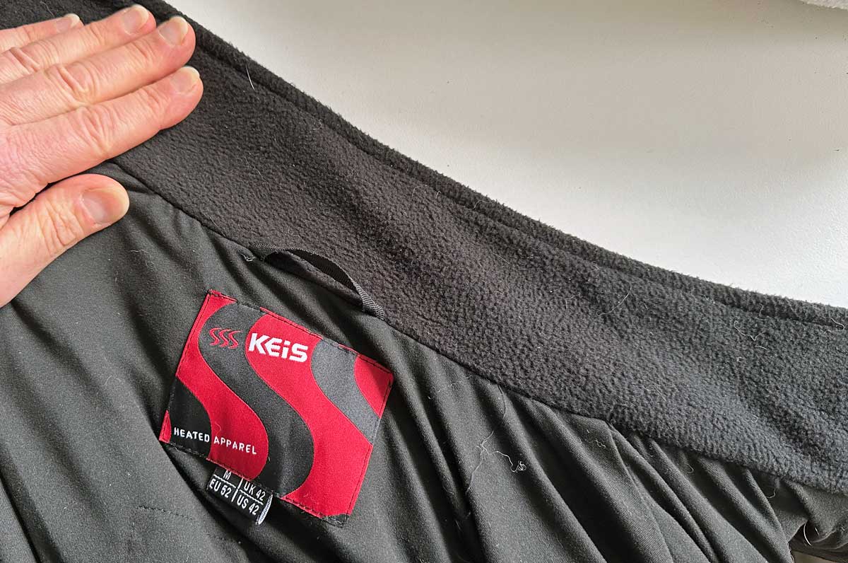 Kuscheliger, beheizter Kragen