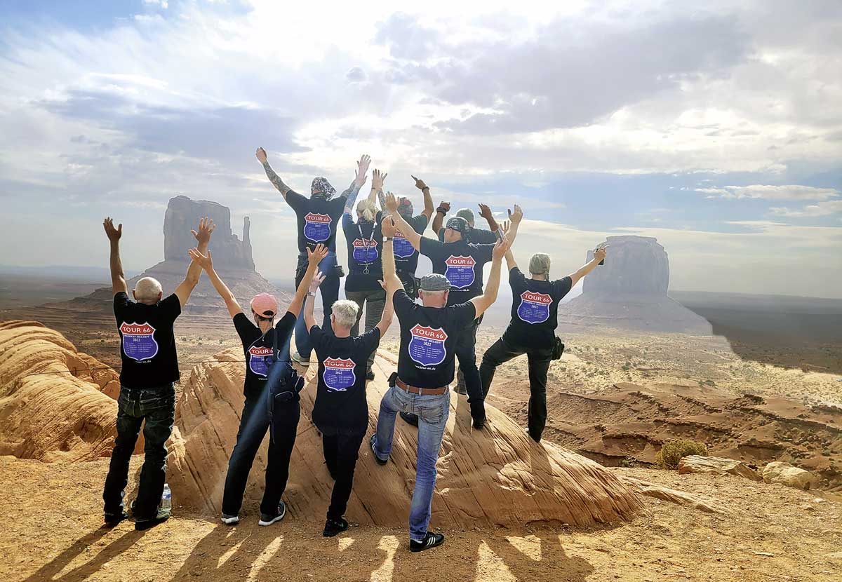 Unterwegs als geführte Gruppe - ideal, wenn man wenig Zeit für Planungen hat