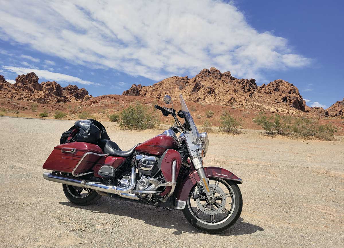 Harley passt ideal, man kann aber auch andere Marken buchen