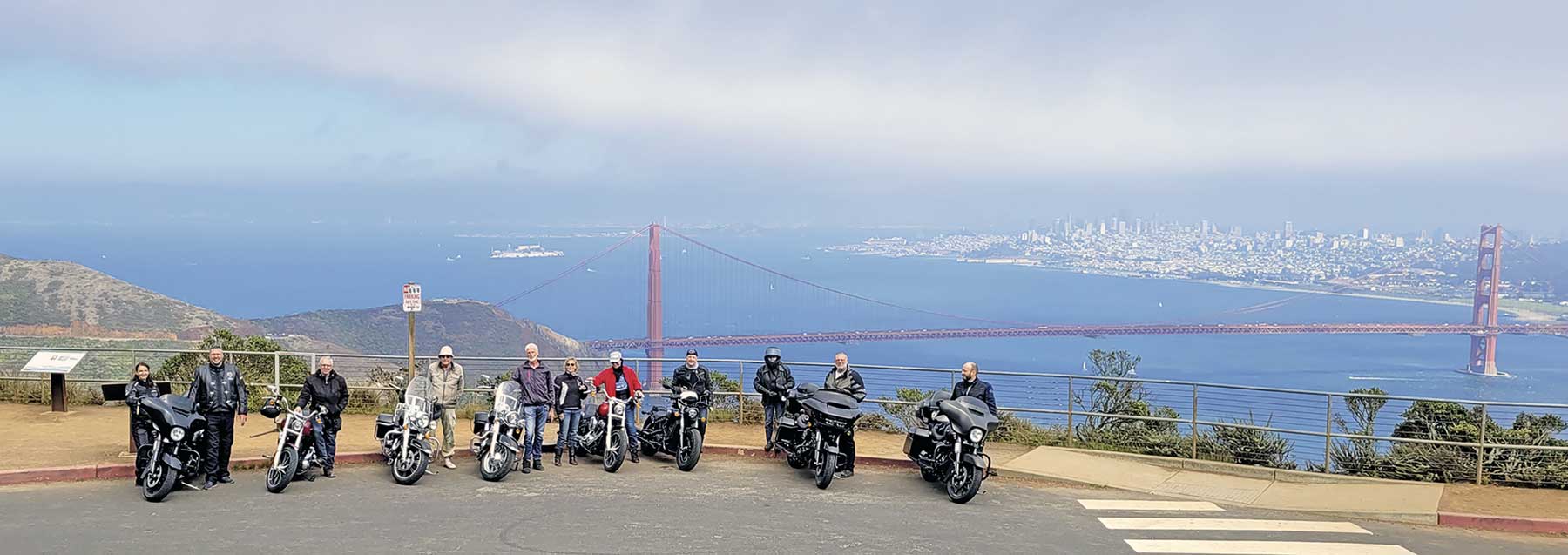 Toller Ausblick auf die Golden Gate Bridge