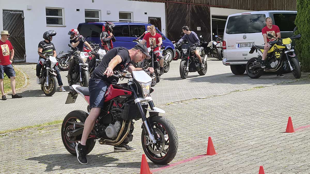 Vorbereitung zum Geschicklichkeits-Wettbewerb