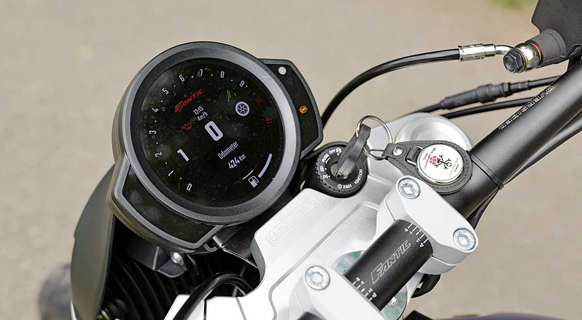 Übersichtliches Cockpit